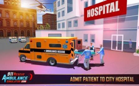 救护车救援驾驶游戏中文最新版（Ambulance Rescue Driving）图片1
