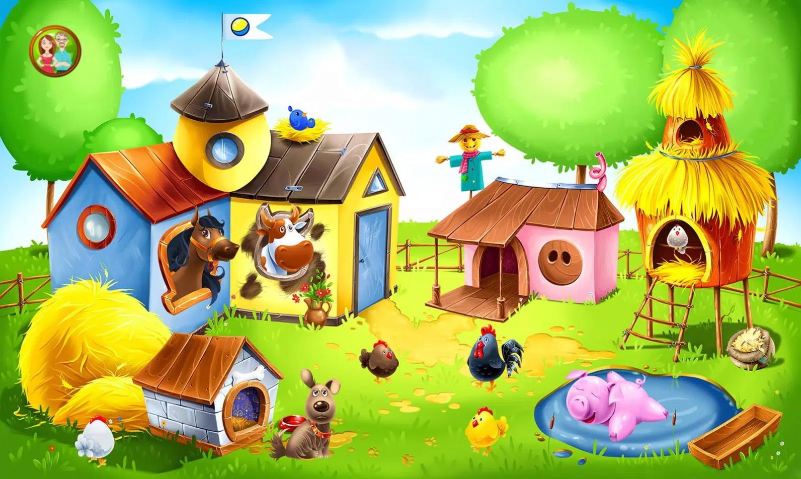 儿童农场动物园游戏最新版（Animal farm for kids）图片1