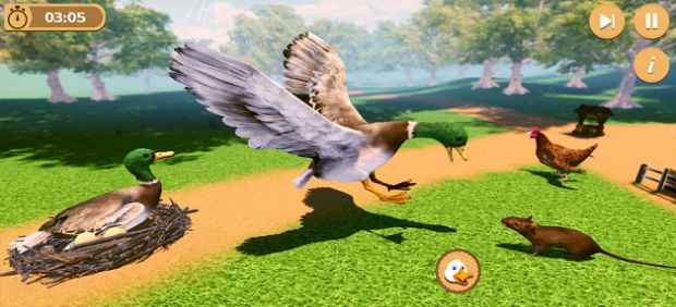 虚拟的鸭生活模拟器游戏ios苹果版图片1