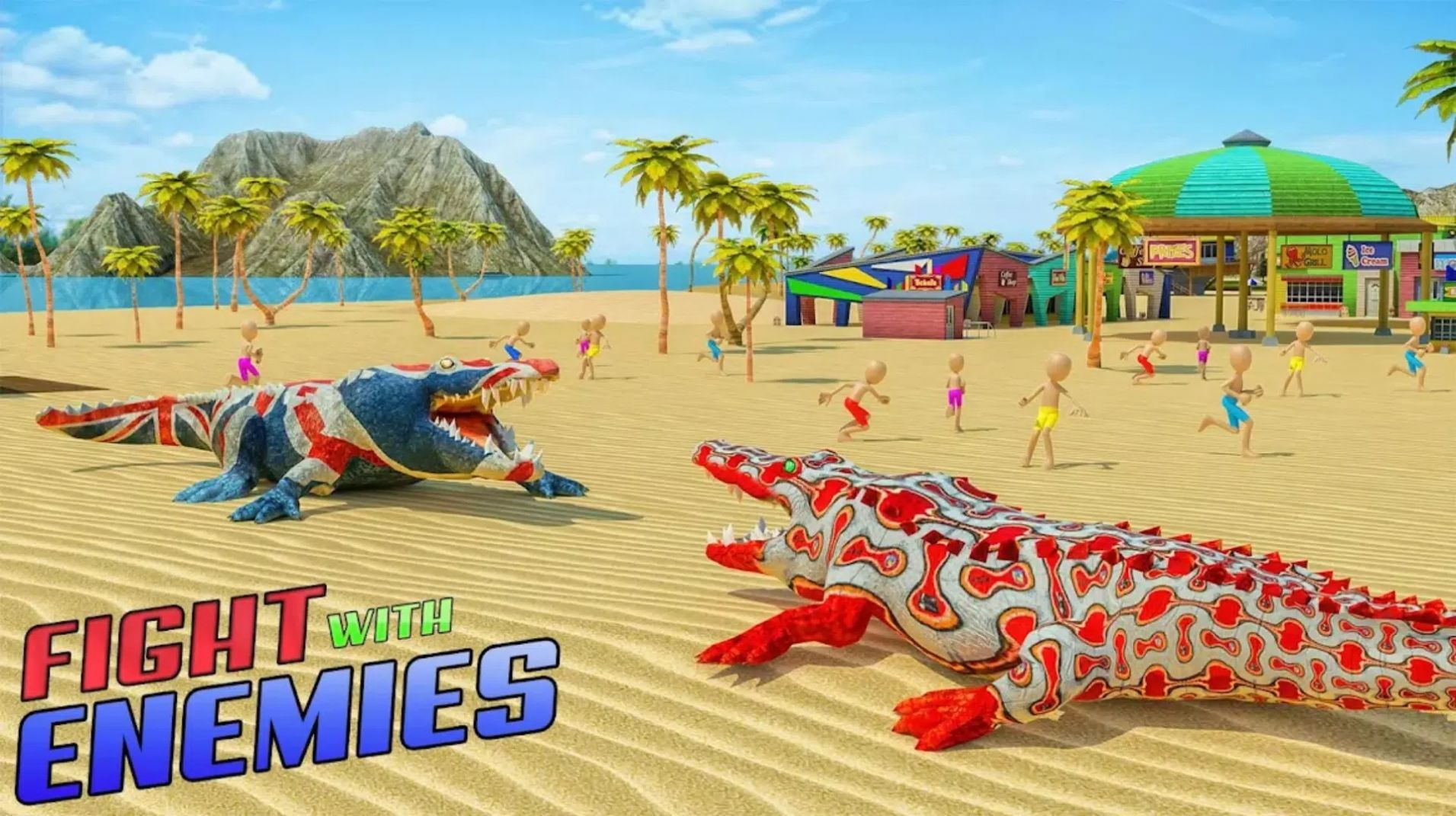 沙滩鳄鱼吃人游戏手机版最新版图片1