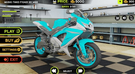 摩托车模拟器特技比赛