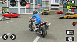 摩托车模拟器特技比赛