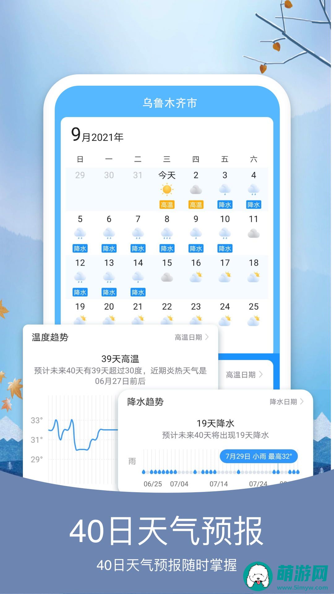 橘子天气40日预报免费版v1.0.0下载