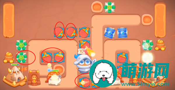 保卫萝卜4恶龙传说第21关怎么过