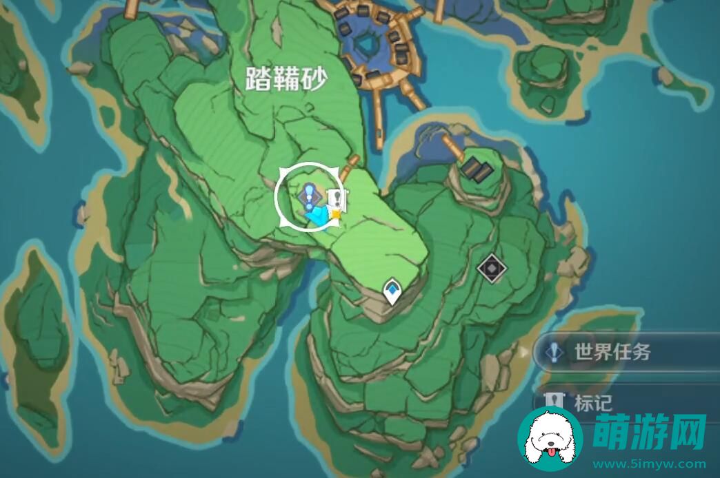 原神无名武士的刀位置分享