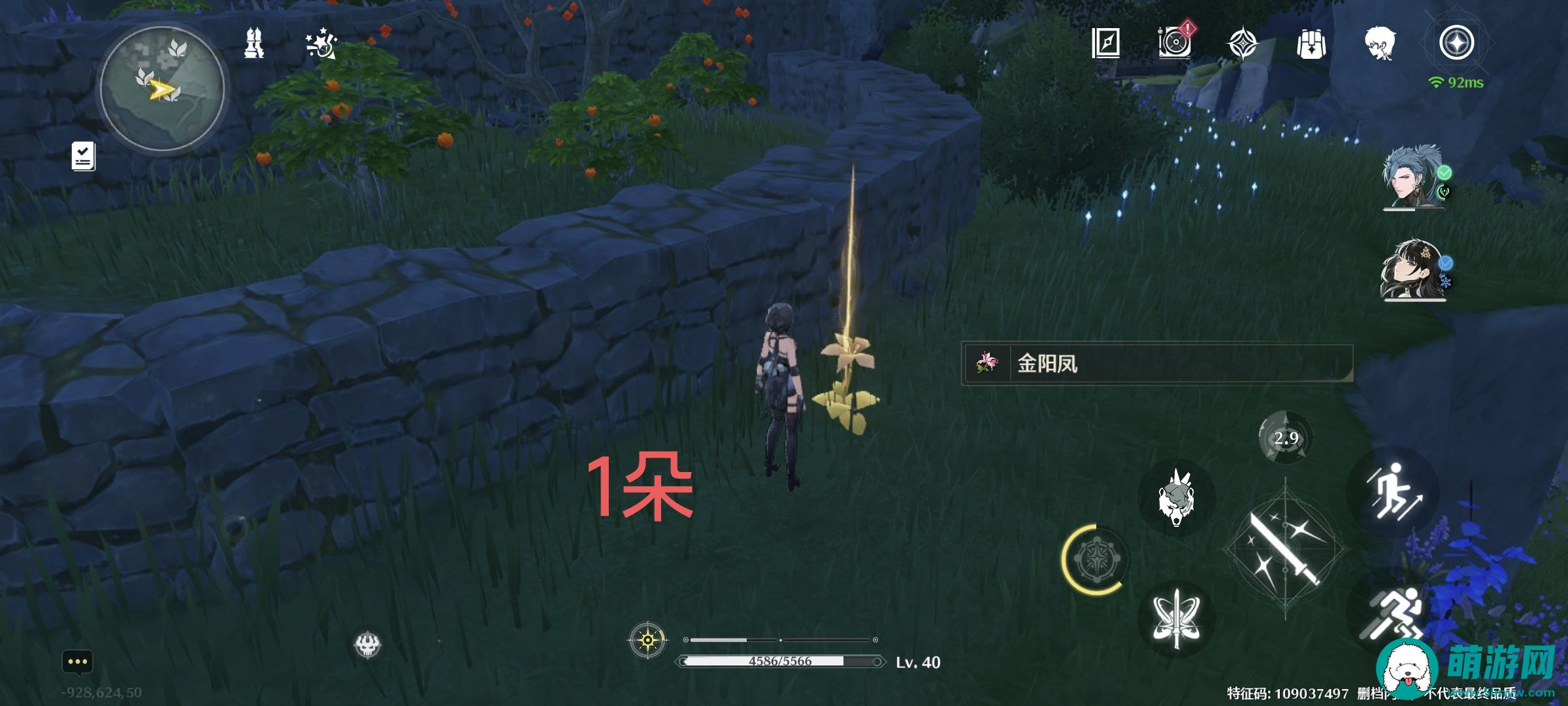 鸣潮金阳凤采集路线分享