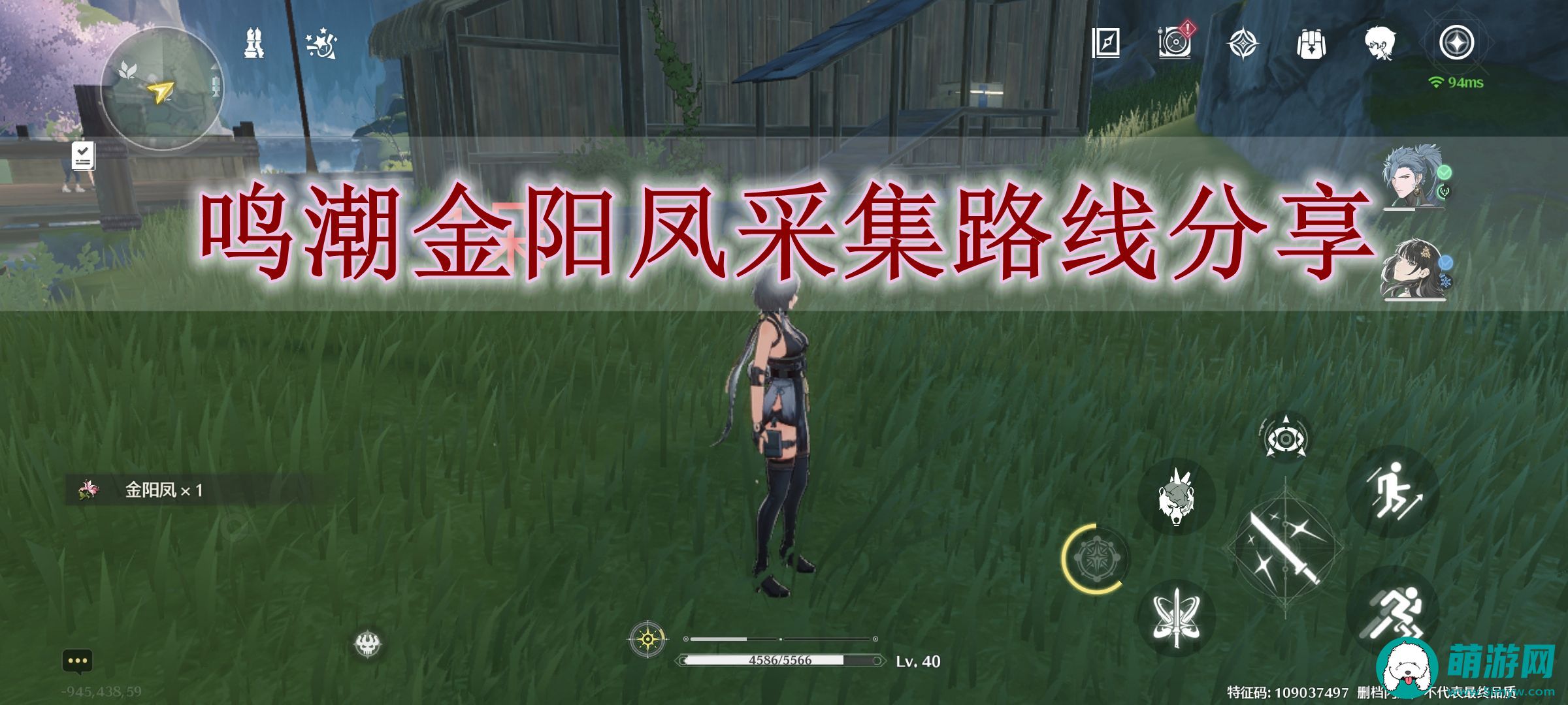 鸣潮金阳凤采集路线分享