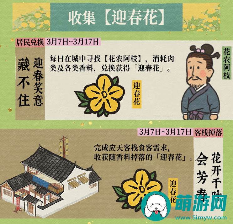 迎春花开醉流连系列活动介绍