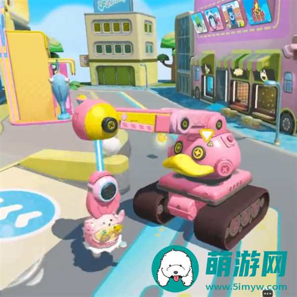 蛋仔派对小鸭履带车怎么玩