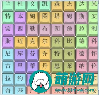 《文字找茬大师》篮球巨星连上篮球巨星名字通关攻略