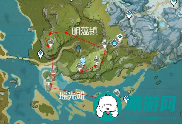 原神清心采集点