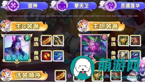 《云顶之弈手游》S11六狙亚飞阵容装备搭配一览