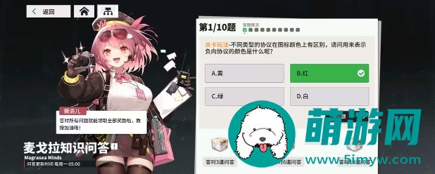 少女前线云图计划麦戈拉知识问答答案是什么