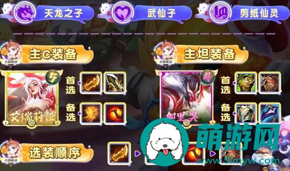 《云顶之弈手游》S11红蓝蓝天使阵容装备搭配一览