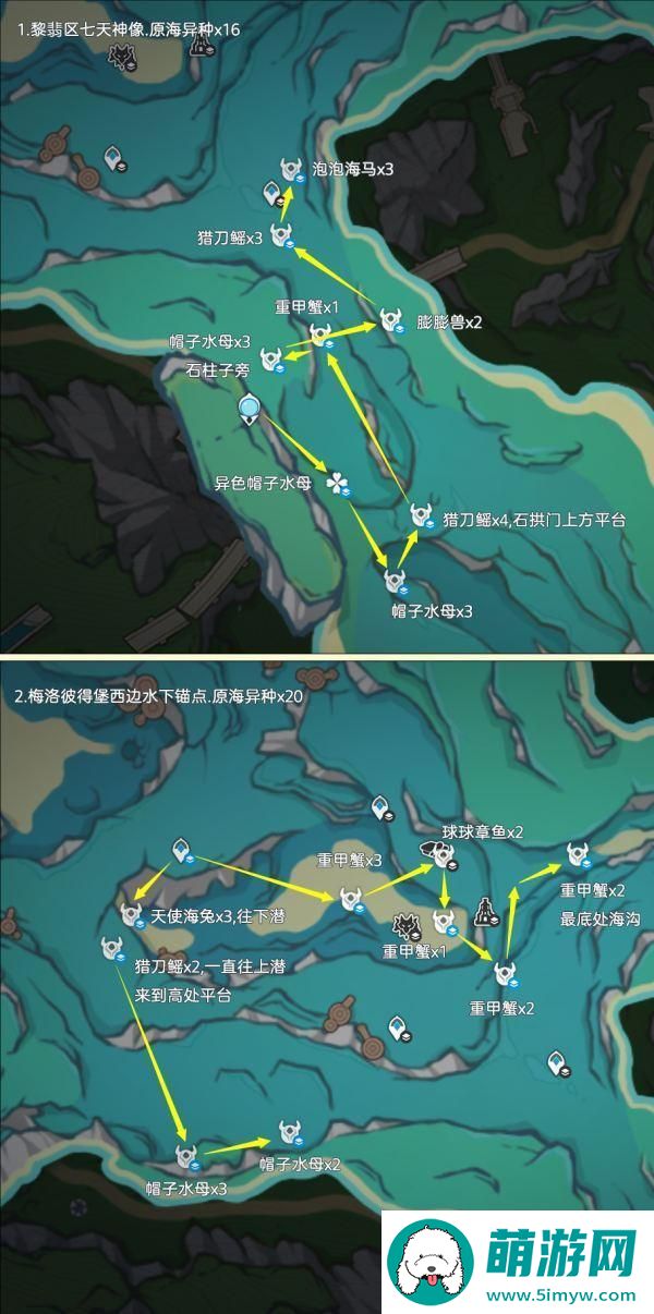原神异海凝珠速刷路线