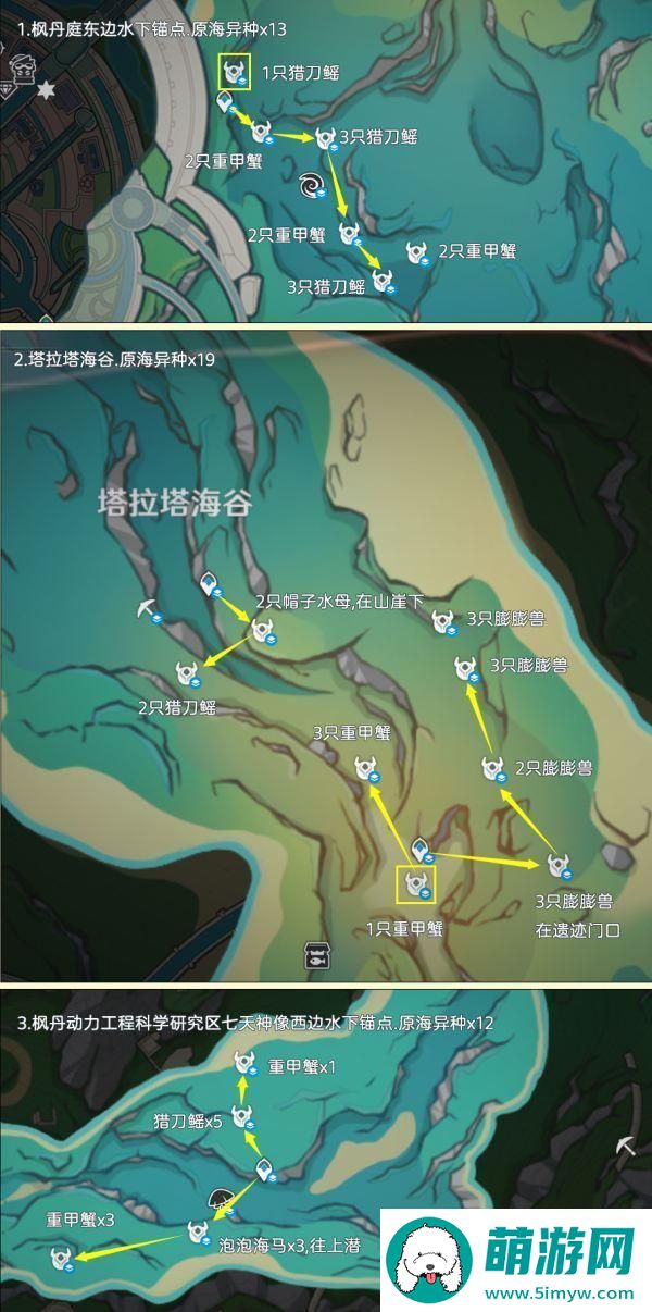 原神异海凝珠速刷路线