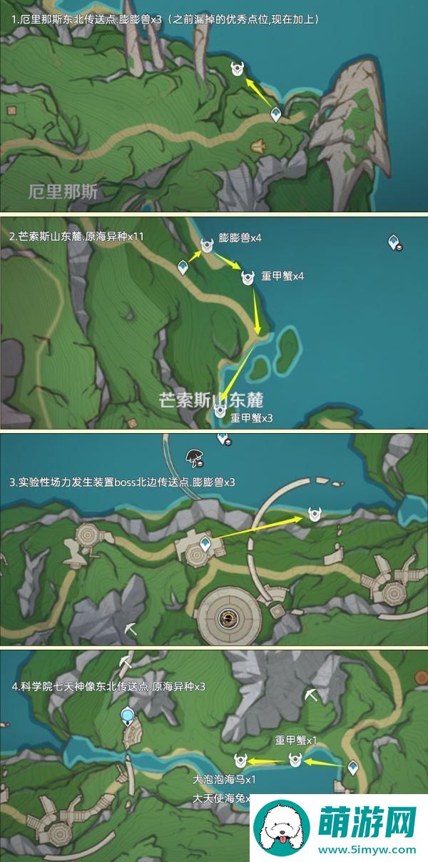 原神异海凝珠速刷路线