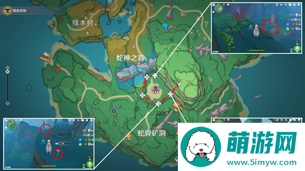 原神4.5千织角色突破材料都在那-千织突破材料55个血斛快速采集攻略图四