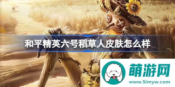 和平精英六号稻草人怎么样 和平精英六号稻草人皮肤价格