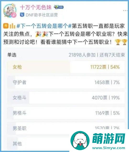 DNF下一个五转职业是谁