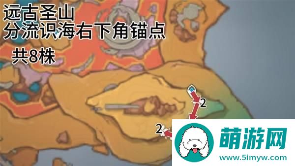 原神全部云岩裂叶采集路线图一览